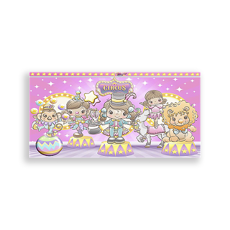 Capa Painel Retangular Sublimado - Circo Rosa