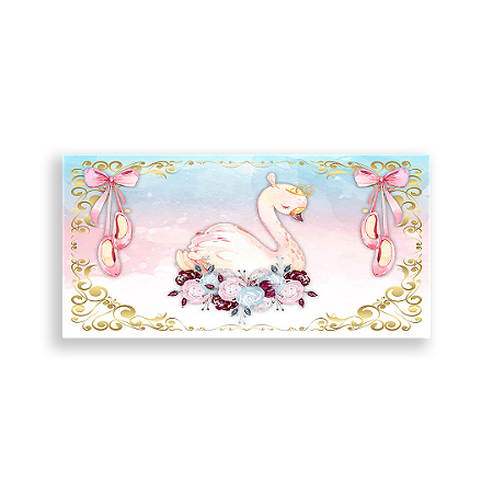 Capa Painel Retangular Sublimado - Cisne