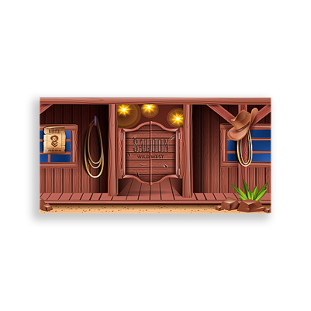 Capa Painel Retangular Sublimado - Cowboy