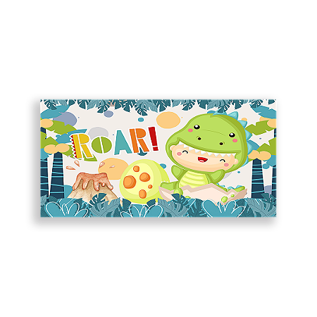 Capa Painel Retangular Sublimado - Dinossauros