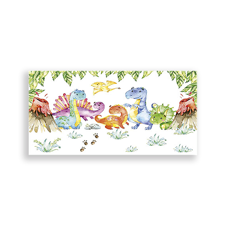 Capa Painel Retangular Sublimado - Dinossauros
