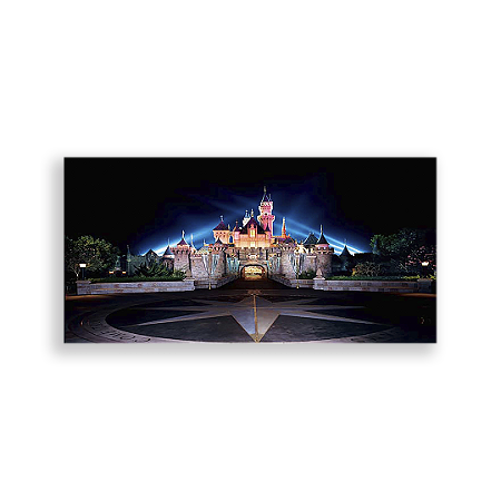 Capa Painel Retangular Sublimado - Disney Castelos