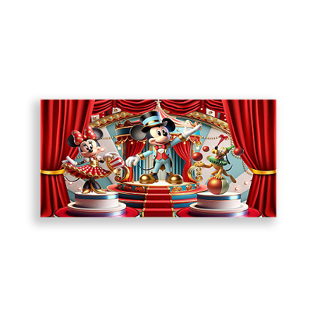 Capa Painel Retangular Sublimado - Disney Circo