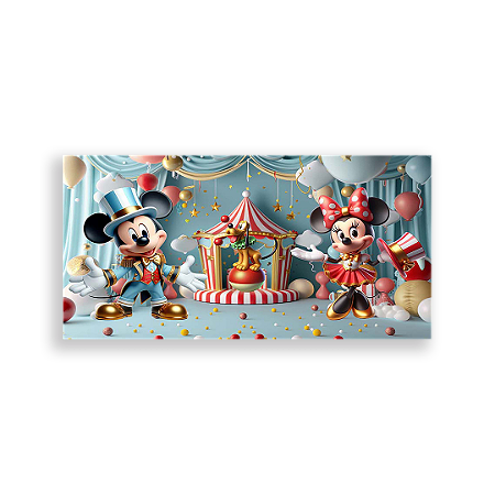 Capa Painel Retangular Sublimado - Disney Circo