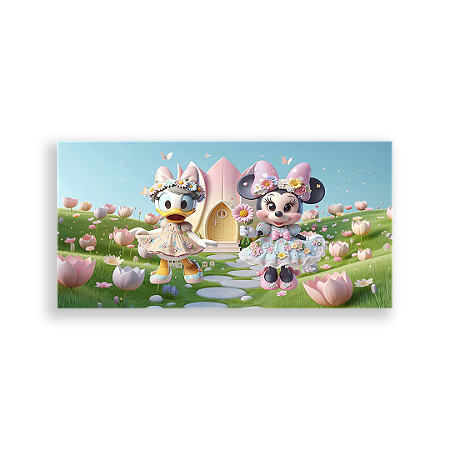 Capa Painel Retangular Sublimado - Disney Jardim