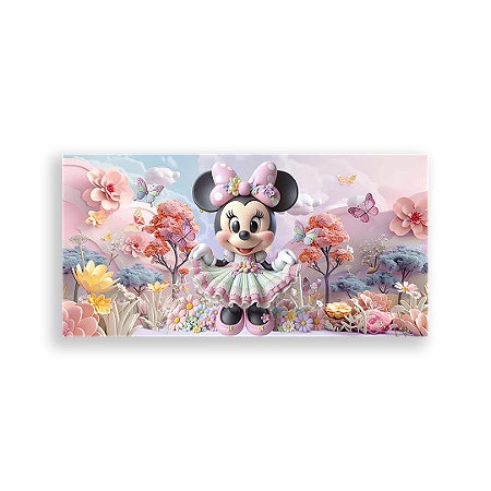 Capa Painel Retangular Sublimado - Disney Jardim