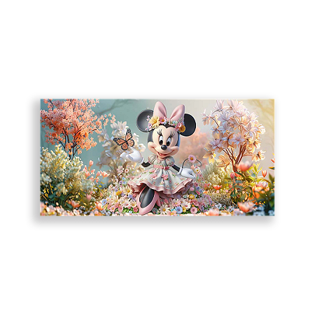 Capa Painel Retangular Sublimado - Disney Jardim
