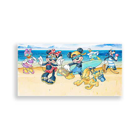 Capa Painel Retangular Sublimado - Disney Praia