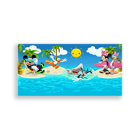 Capa Painel Retangular Sublimado - Disney Praia