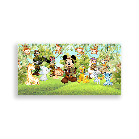 Capa Painel Retangular Sublimado - Disney Safari