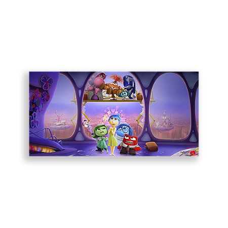 Capa Painel Retangular Sublimado - Divertida Mente