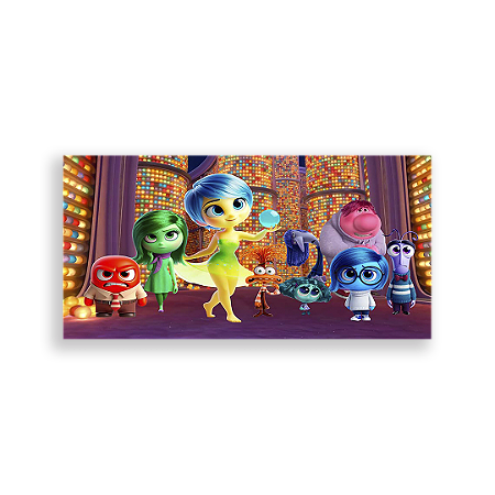 Capa Painel Retangular Sublimado - Divertida Mente