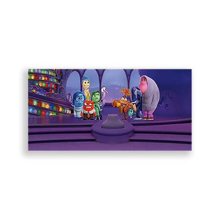 Capa Painel Retangular Sublimado - Divertida Mente