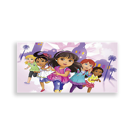 Capa Painel Retangular Sublimado - Dora E Diego