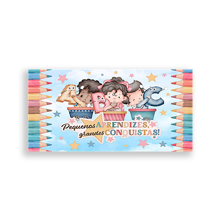 Capa Painel Retangular Sublimado - Escola
