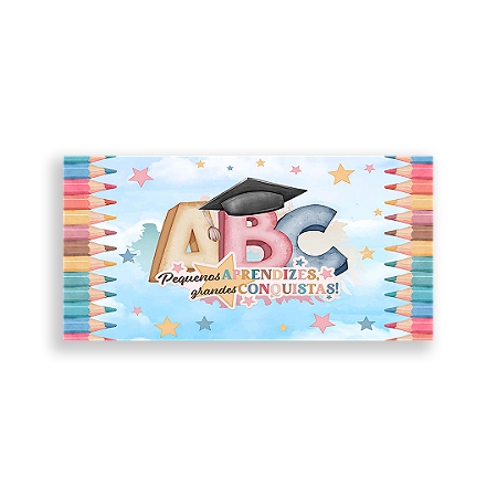 Capa Painel Retangular Sublimado - Escola