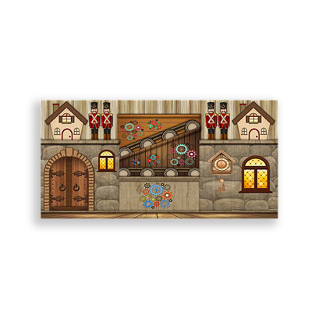 Capa Painel Retangular Sublimado - Fabrica De Brinquedos