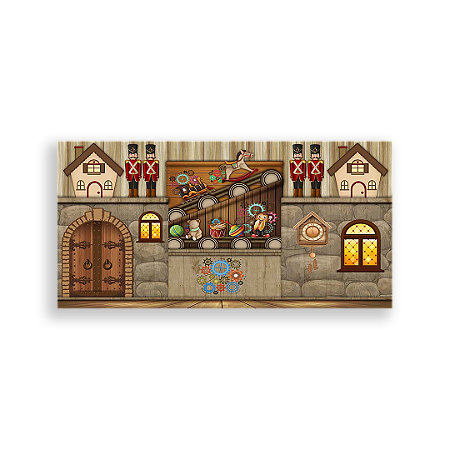 Capa Painel Retangular Sublimado - Fabrica De Brinquedos