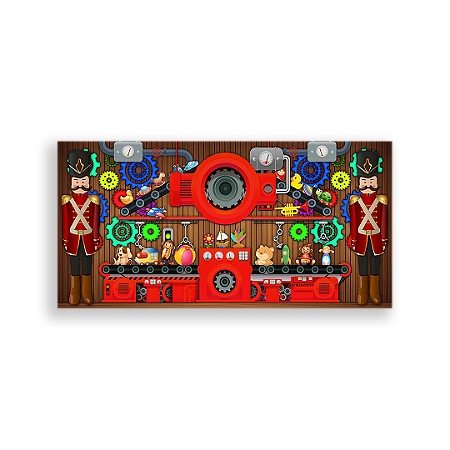 Capa Painel Retangular Sublimado - Fabrica De Brinquedos