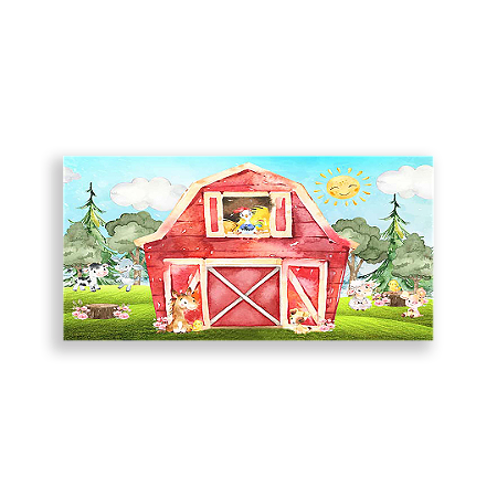 Capa Painel Retangular Sublimado - Fazenda