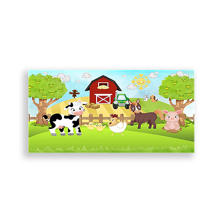 Capa Painel Retangular Sublimado - Fazenda