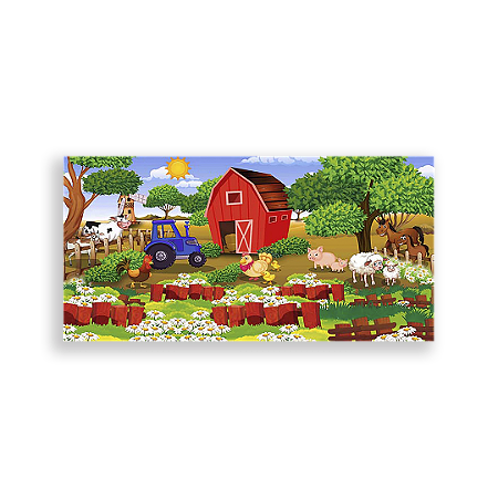 Capa Painel Retangular Sublimado - Fazenda