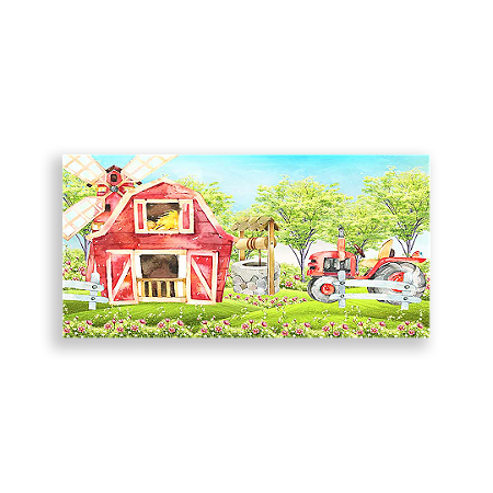 Capa Painel Retangular Sublimado - Fazenda