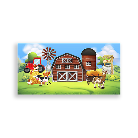 Capa Painel Retangular Sublimado - Fazenda
