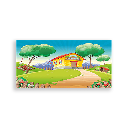 Capa Painel Retangular Sublimado - Fazenda