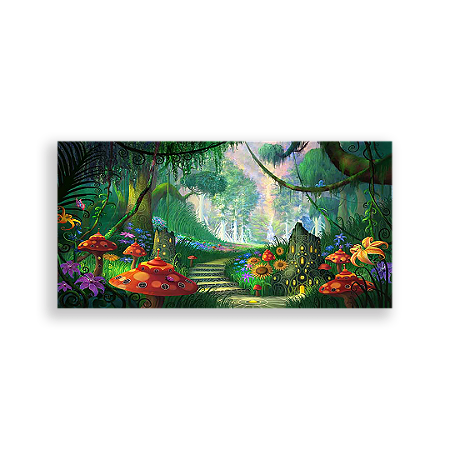 Capa Painel Retangular Sublimado - Floresta