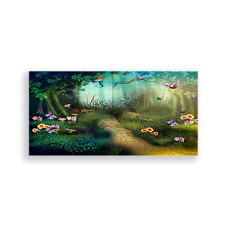 Capa Painel Retangular Sublimado - Floresta