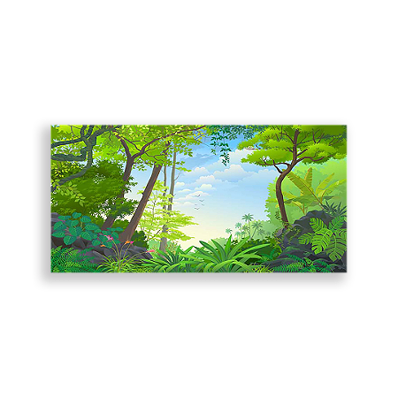 Capa Painel Retangular Sublimado - Floresta