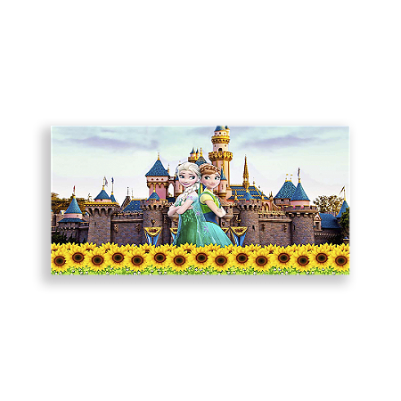 Capa Painel Retangular Sublimado - Frozen Fever