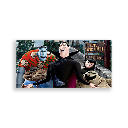 Capa Painel Retangular Sublimado - Hotel Transilvânia