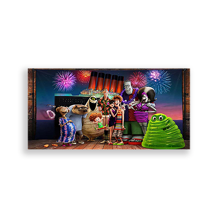 Capa Painel Retangular Sublimado - Hotel Transilvânia