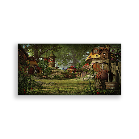 Capa Painel Retangular Sublimado - Jardim