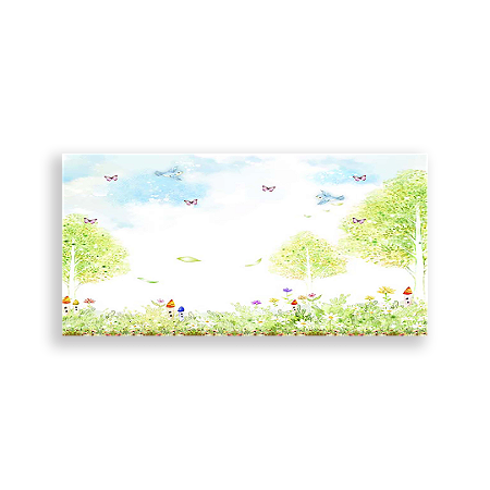 Capa Painel Retangular Sublimado - Jardim Encantado