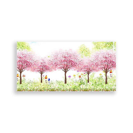 Capa Painel Retangular Sublimado - Jardim Encantado