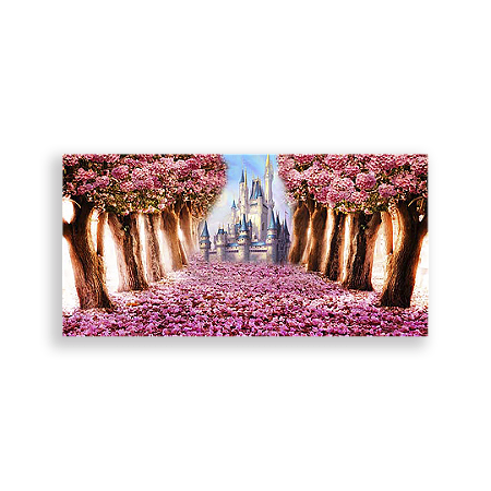 Capa Painel Retangular Sublimado - Jardim Encantado