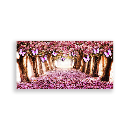 Capa Painel Retangular Sublimado - Jardim Encantado