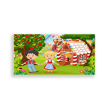 Capa Painel Retangular Sublimado - João E Maria