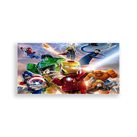 Capa Painel Retangular Sublimado - Lego
