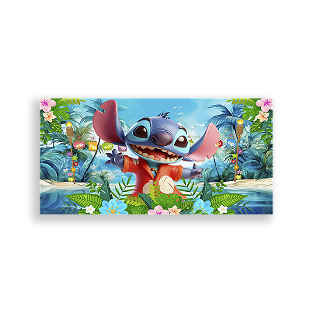 Capa Painel Retangular Sublimado - Lilo E Stitch
