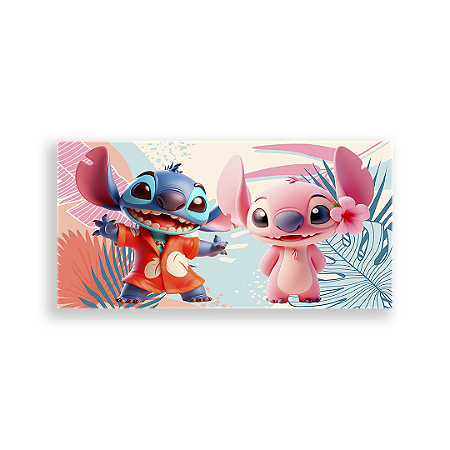 Capa Painel Retangular Sublimado - Lilo E Stitch
