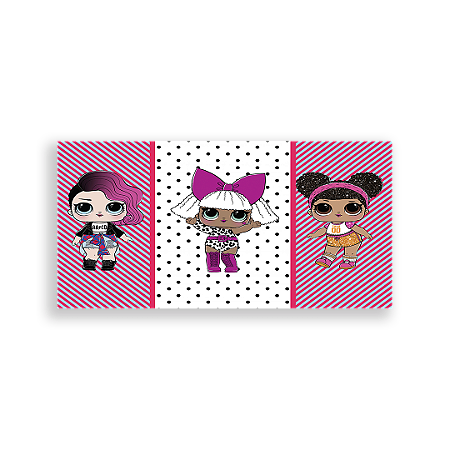 Capa Painel Retangular Sublimado - Lol Surprise