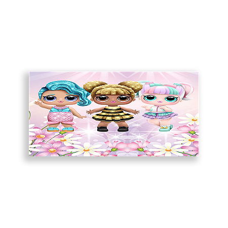 Capa Painel Retangular Sublimado - Lol Surprise