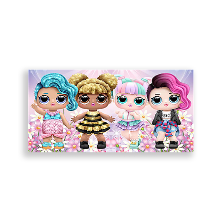 Capa Painel Retangular Sublimado - Lol Surprise