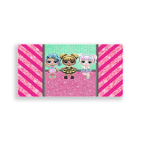 Capa Painel Retangular Sublimado - Lol Surprise