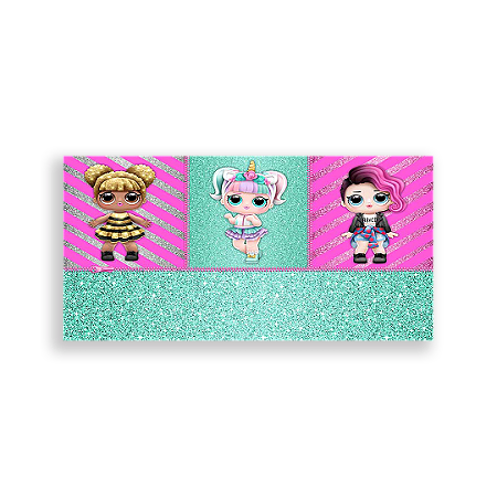 Capa Painel Retangular Sublimado - Lol Surprise