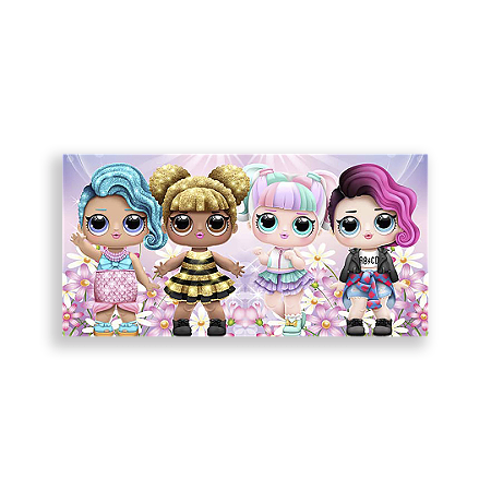Capa Painel Retangular Sublimado - Lol Surprise